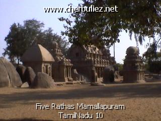 légende: Five Rathas Mamallapuram TamilNadu 10
qualityCode=raw
sizeCode=half

Données de l'image originale:
Taille originale: 108655 bytes
Heure de prise de vue: 2002:03:12 12:49:14
Largeur: 640
Hauteur: 480
